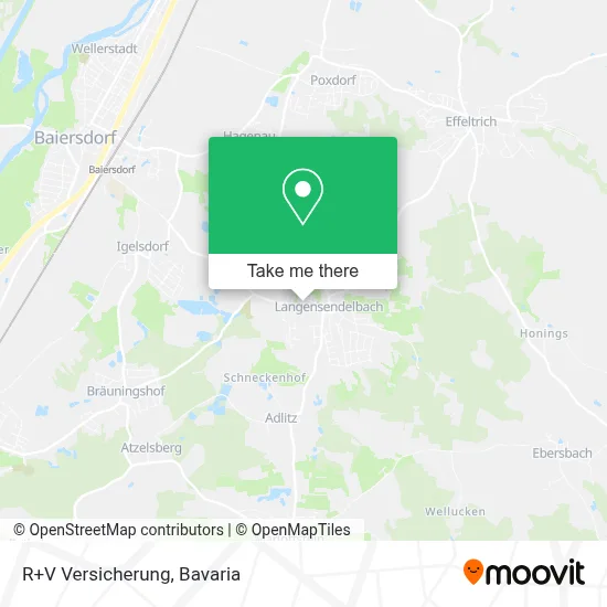 R+V Versicherung map