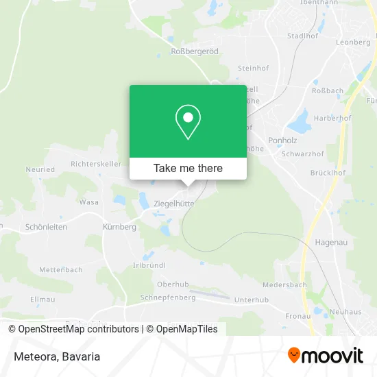Meteora map
