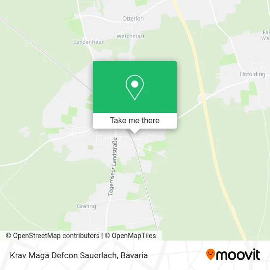 Krav Maga Defcon Sauerlach map