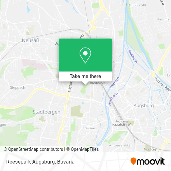 Reesepark Augsburg map