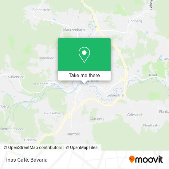 Inas Café map