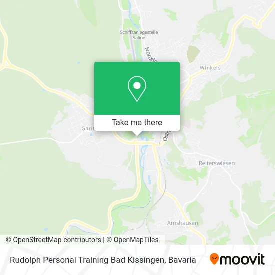 Rudolph Personal Training Bad Kissingen map