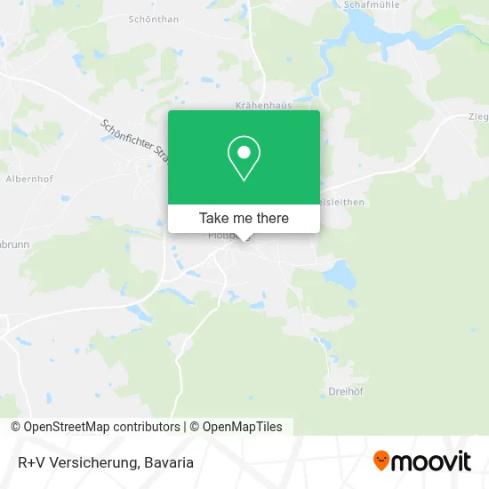 R+V Versicherung map