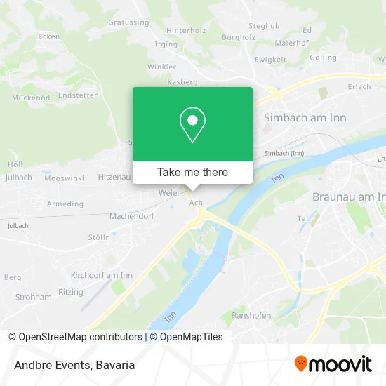 Andbre Events map