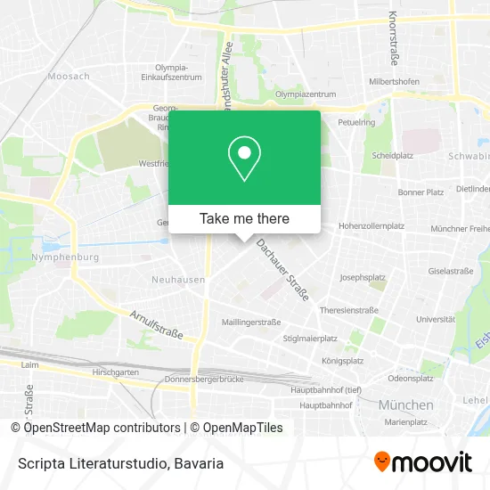 Scripta Literaturstudio map