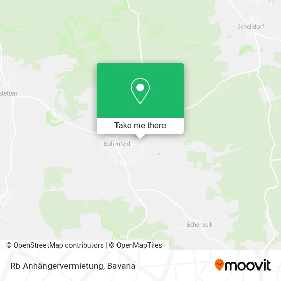 Rb Anhängervermietung map