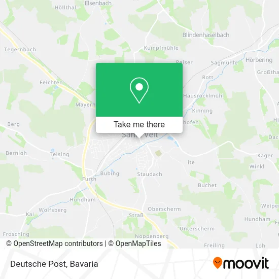 Deutsche Post map
