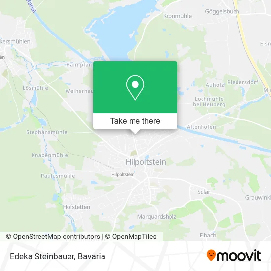 Edeka Steinbauer map