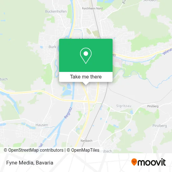 Fyne Media map