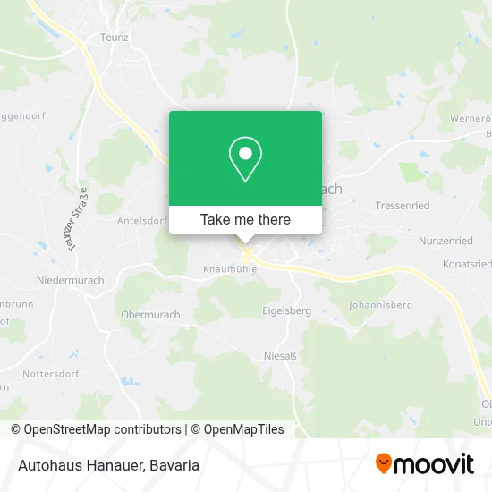 Autohaus Hanauer map