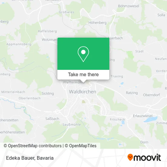 Edeka Bauer map