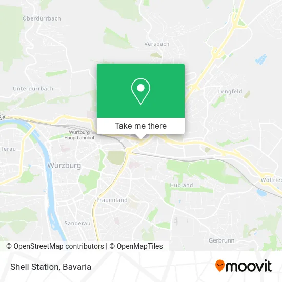 Shell Station map