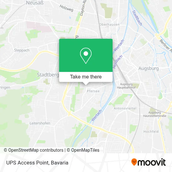 Ups Access Point map