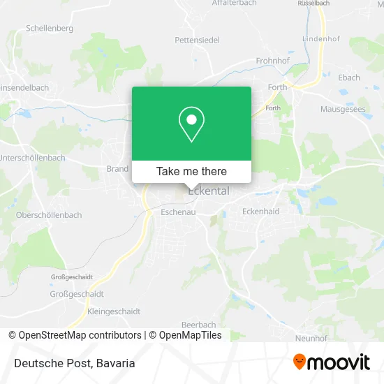 Deutsche Post map