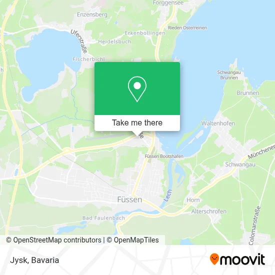 Jysk map