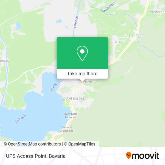 Ups Access Point map