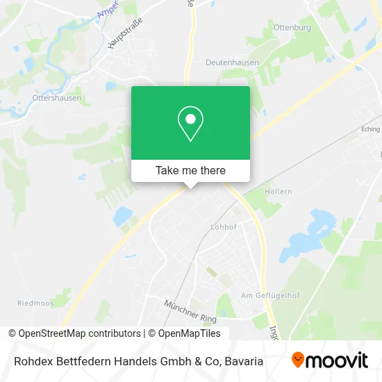 Rohdex Bettfedern Handels Gmbh & Co map