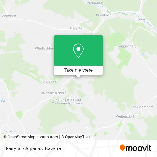 Fairytale Alpacas map