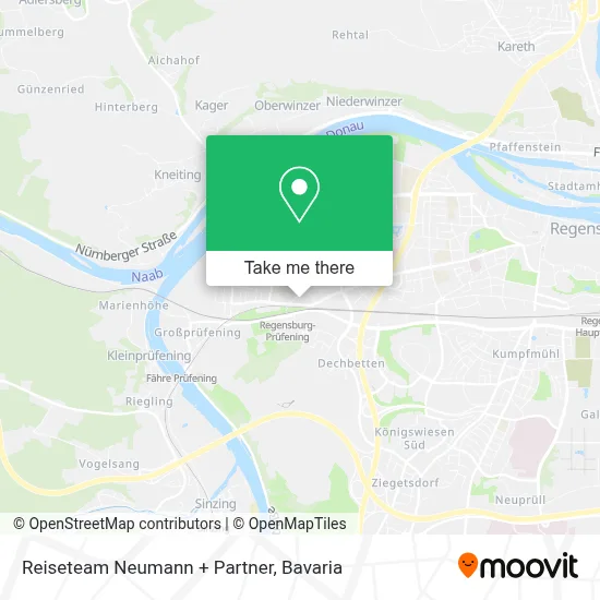 Reiseteam Neumann + Partner map