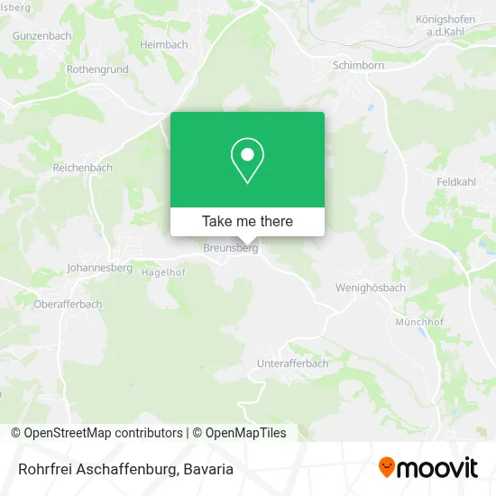 Rohrfrei Aschaffenburg map