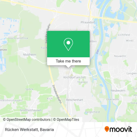 Rücken Werkstatt map