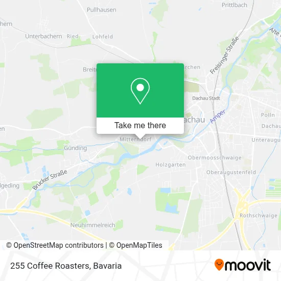 255 Coffee Roasters map