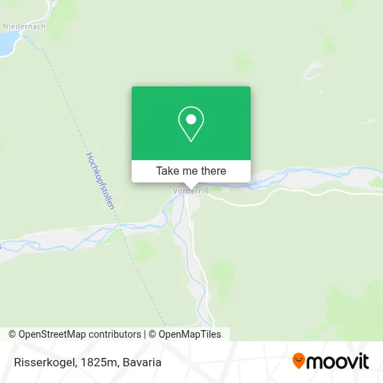 Risserkogel, 1825m map
