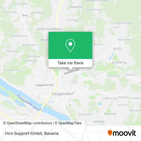 Hcs-Support-Gmbh map