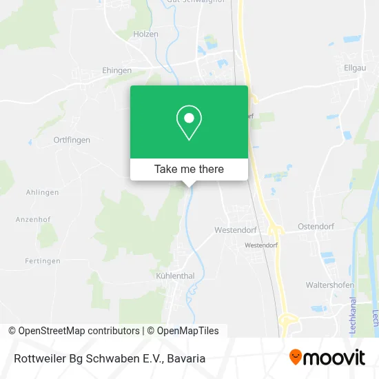 Rottweiler Bg Schwaben E.V. map