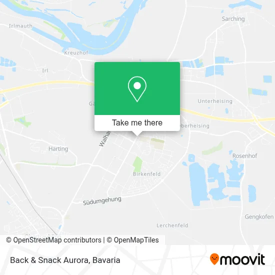 Back & Snack Aurora map