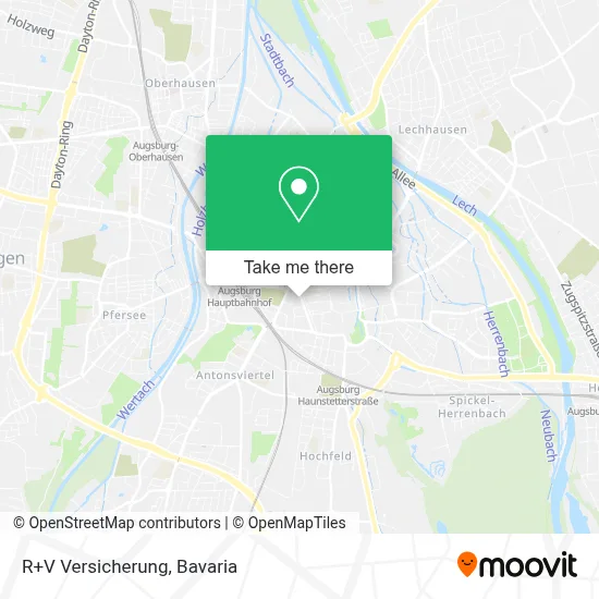 R+V Versicherung map