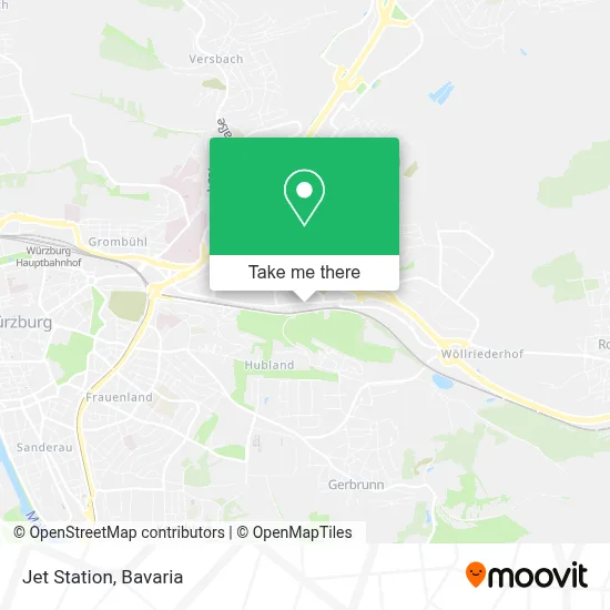Jet Station map