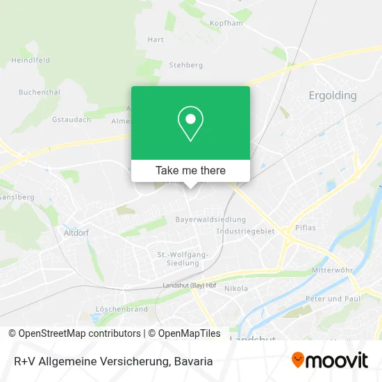 R+V Allgemeine Versicherung map