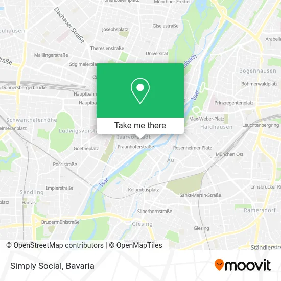 Simply Social map