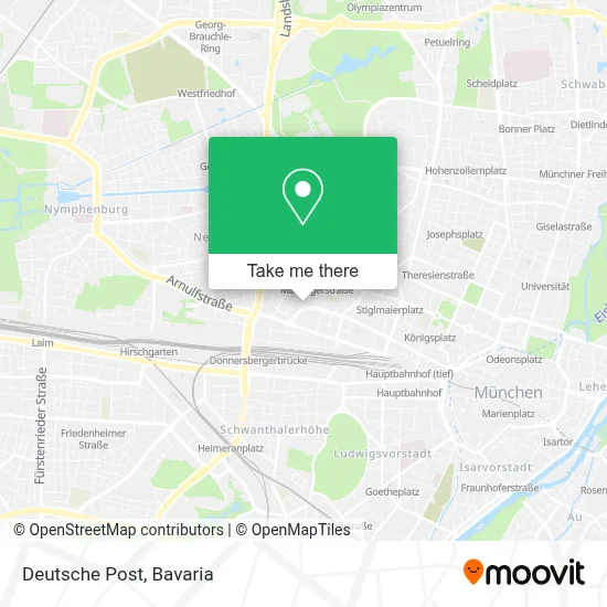 Deutsche Post map
