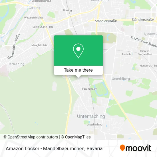 Amazon Locker - Mandelbaeumchen map