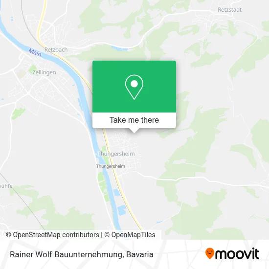 Rainer Wolf Bauunternehmung map