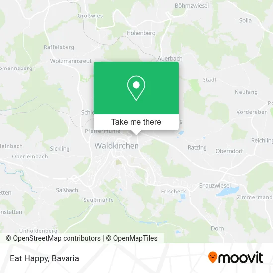 Eat Happy map