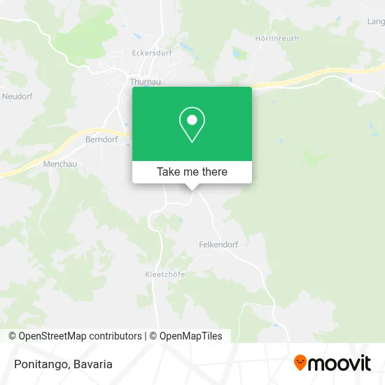 Ponitango map