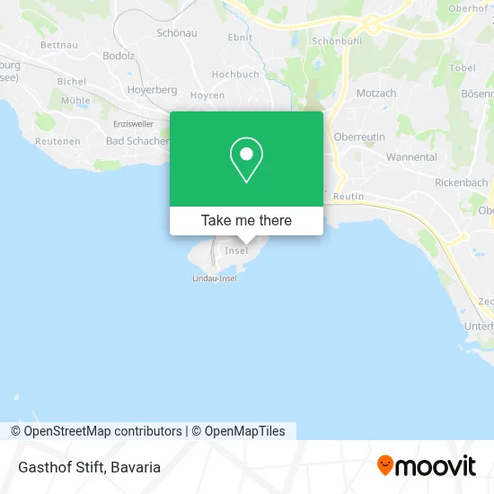 Gasthof Stift map
