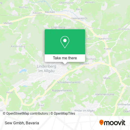 Sew Gmbh map