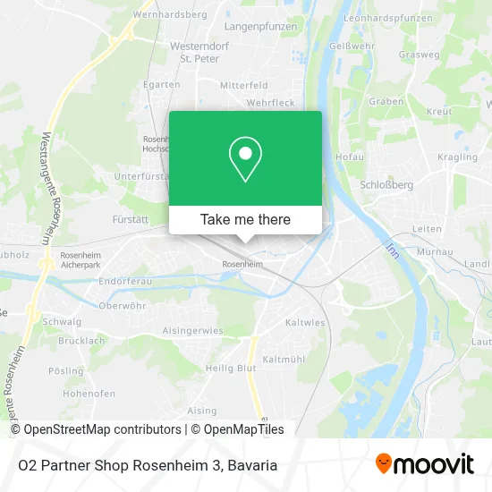 O2 Partner Shop Rosenheim 3 map