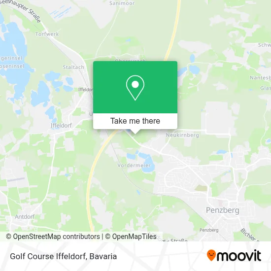Golf Course Iffeldorf map