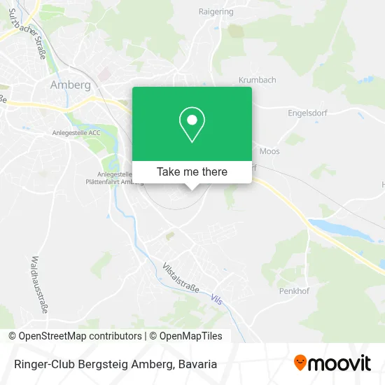 Ringer-Club Bergsteig Amberg map
