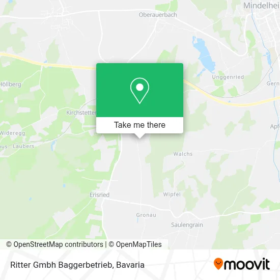 Ritter Gmbh Baggerbetrieb map