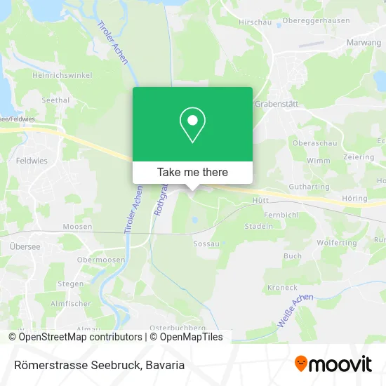 Römerstrasse Seebruck map