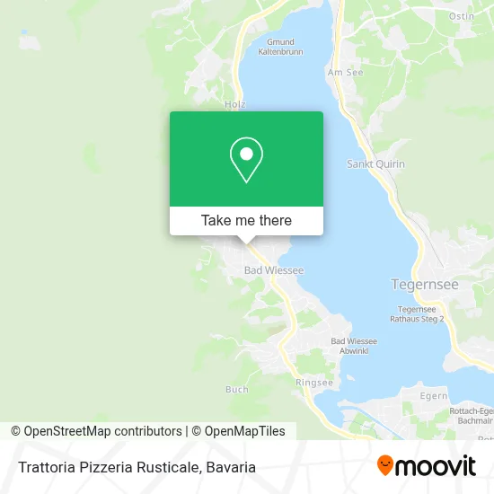 Trattoria Pizzeria Rusticale map