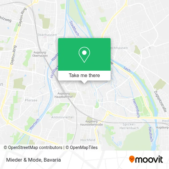 Mieder & Mode map