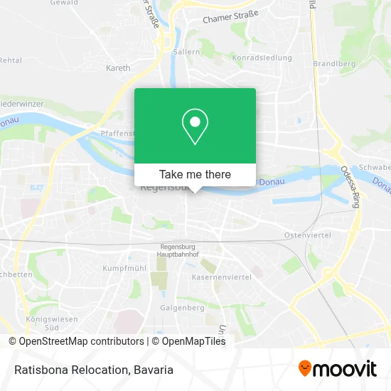 Ratisbona Relocation map