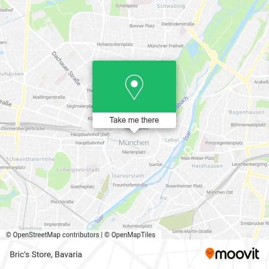 Bric's Store map